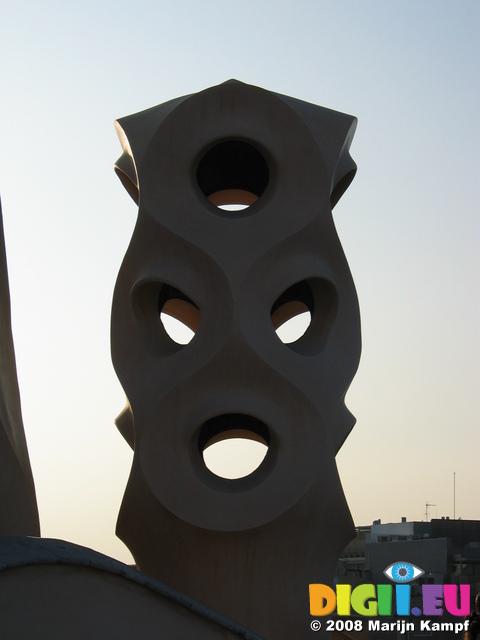 20961 Chimneys on La Pedrera